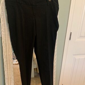 Black rayon dress pants